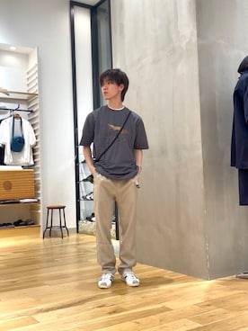 「Gramicci（グラミチ）のアイテム（パンツ）」を使った、スズキさん（メンズ・165cm）の夏コーディネート