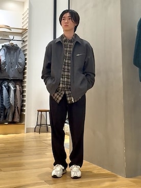 「FORK&SPOON」｜「アイテム（パンツ）」を使った、スズキさん（メンズ・165cm）の秋コーディネート