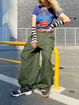 「REMAKE ITEMのアイテム」を使った、aaayNさん（レディース・162cm）の夏コーディネート