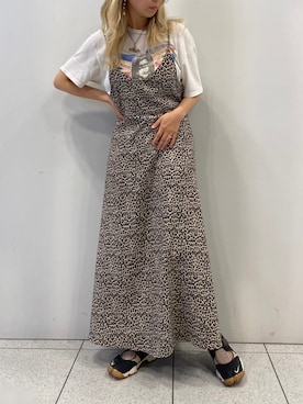 「SPINNS（スピンズ）のアイテム（ワンピース）」を使った、aaayNさん（レディース・162cm）の夏コーディネート