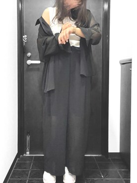 「EDDEN ELLEN（エデンエレン）のアイテム（シャツ/ブラウス）」を使った、Miさん（レディース・159cm）の秋コーディネート
