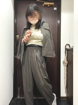 Miさん（レディース・159cm）の冬コーディネート