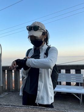 「MILLET（ミレー）のアイテム」を使った、Miさん（レディース・159cm）の冬コーディネート