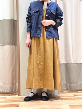 「sm2rhythm（サマンサモスモスリズム）のアイテム（ジャケット/アウター）」を使った、k o iさん（レディース・157cm）の春コーディネート