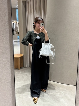 「アイテム（サロペット/オーバーオール）」を使った、SARASA_151cmさん（レディース・151cm・20代）の夏コーディネート