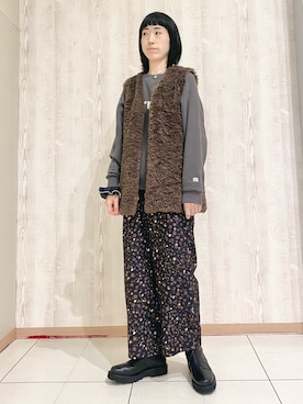 「アイテム（シューズ）」を使った、HIMIKO熊本鶴屋さん（レディース・173cm）の秋コーディネート