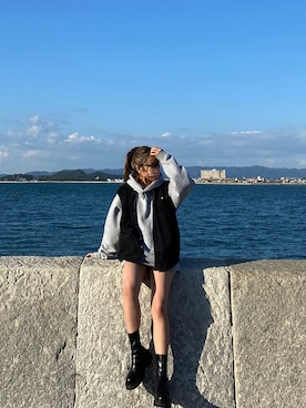 「Montley（モーレー）のアイテム」を使った、kiraramoriさん（レディース・157cm）の秋コーディネート