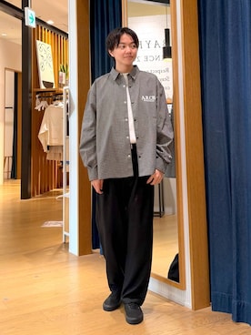 「アイテム（その他トップス）」を使った、j3t0u0さん（メンズ・174cm）の秋コーディネート