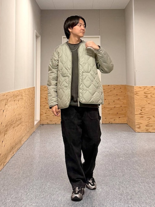 セール】【TAION】別注Vネックダウンジャケット（ブルゾン）｜TAION
