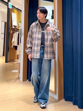 「アイテム（その他トップス）」を使った、j3t0u0さん（メンズ・174cm）の秋コーディネート