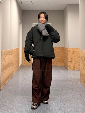 「GERRY（ジェリー）のアイテム」を使った、j3t0u0さん（メンズ・174cm）の冬コーディネート