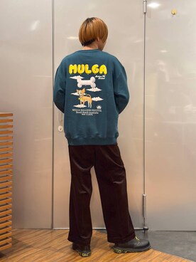 「MULGA（モルガ）のアイテム」を使った、j3t0u0さん（メンズ・174cm）の冬コーディネート