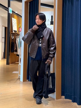 j3t0u0さん(メンズ・174cm)の冬コーディネート