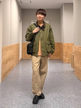 「BAYFLOW（ベイフロー）のアイテム」を使った、j3t0u0さん（メンズ・174cm）の春コーディネート