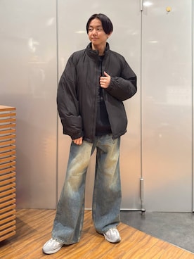 「RAGEBLUE（レイジブルー）のアイテム（ダウンジャケット/コート）」を使った、j3t0u0さん（メンズ・174cm）の冬コーディネート