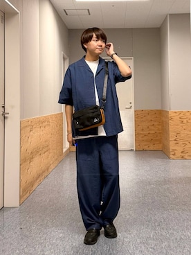 「BAYFLOW（ベイフロー）のアイテム」を使った、j3t0u0さん（メンズ・174cm）の夏コーディネート