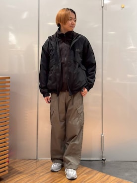 「RAGEBLUE（レイジブルー）のアイテム（ナイロンジャケット）」を使った、j3t0u0さん（メンズ・174cm）の冬コーディネート