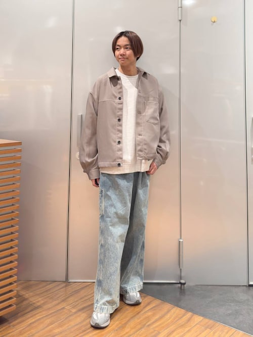 セール】ステッチオーバーサイズショートジャケット（ブルゾン