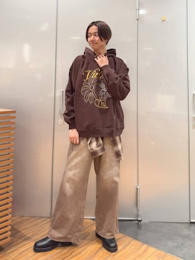 「RAGEBLUE（レイジブルー）のアイテム（パーカー）」を使った、j3t0u0さん（メンズ・174cm）の冬コーディネート