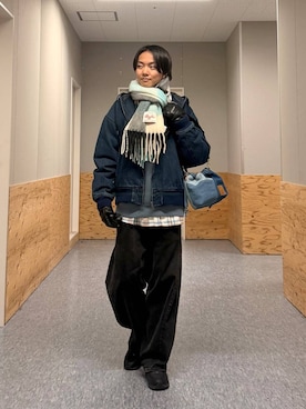 j3t0u0さん（メンズ・174cm）の冬コーディネート