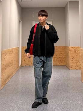 「BAYFLOW（ベイフロー）のアイテム」を使った、j3t0u0さん（メンズ・174cm）の春コーディネート