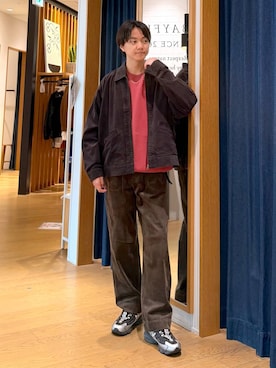 「アイテム（その他アウター）」を使った、j3t0u0さん（メンズ・174cm・20代）の秋コーディネート