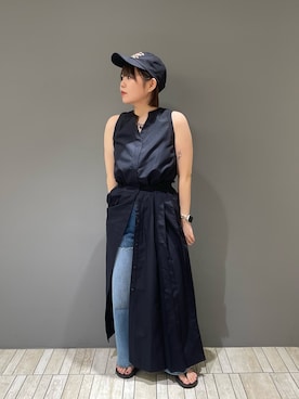 「kbf_ootd」｜「アイテム（キャップ）」を使った、nagisaさん（レディース・153cm）の夏コーディネート