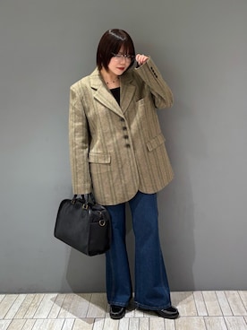 「アイテム（タンクトップ）」を使った、nagisaさん（レディース・154cm）の秋コーディネート