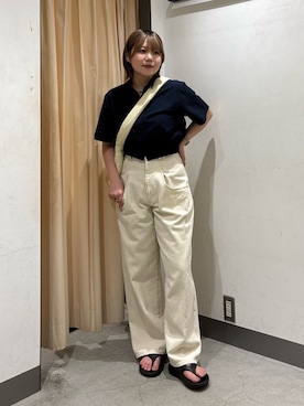 「OOFOS（ウーフォス）のアイテム」を使った、nagisaさん（骨格ストレート・レディース・154cm）の夏コーディネート