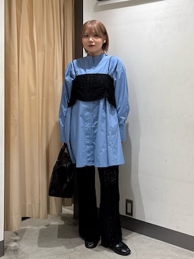 「アイテム（ボストンバッグ）」を使った、nagisaさん（レディース・154cm）の夏コーディネート