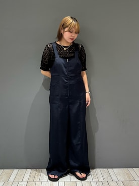 「アイテム（サロペット/オーバーオール）」を使った、nagisaさん（レディース・154cm）の夏コーディネート