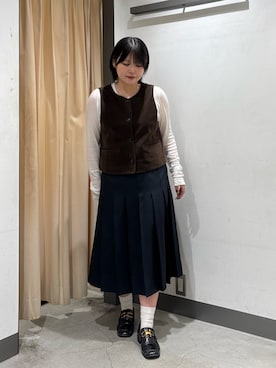 「アイテム（その他アウター）」を使った、nagisaさん（レディース・154cm）の秋コーディネート