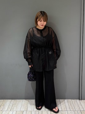 「OOFOS（ウーフォス）のアイテム」を使った、nagisaさん（骨格ストレート・レディース・154cm）の夏コーディネート