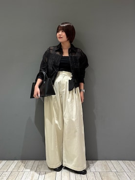 「KBF（ケイビーエフ）のアイテム（バッグ）」を使った、nagisaさん（レディース・154cm）の春コーディネート