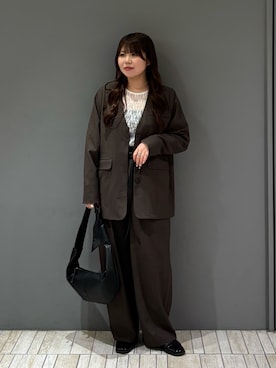 nagisaさん（レディース・154cm）の冬コーディネート