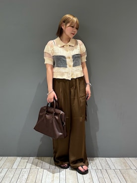 「アイテム（ブレスレット）」を使った、nagisaさん（レディース・154cm）の夏コーディネート