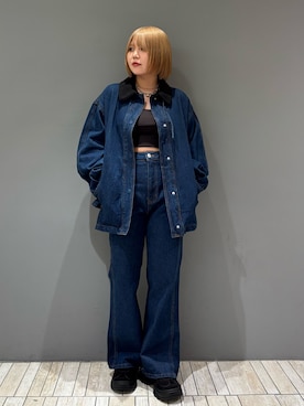 「アイテム（ブルゾン）」を使った、nagisaさん（レディース・154cm）の夏コーディネート