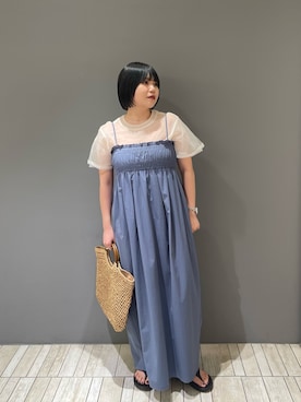 「RODE SKO」｜「アイテム（サンダル）」を使った、nagisaさん（レディース・153cm）の夏コーディネート
