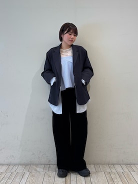 「KBF（ケイビーエフ）のアイテム（トップス）」を使った、nagisaさん（レディース・154cm）の春コーディネート