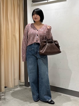 「KBF（ケイビーエフ）のアイテム（ローファー）」を使った、nagisaさん（レディース・154cm）の秋コーディネート