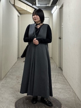 「アイテム（ワンピース/ドレス）」を使った、nagisaさん（レディース・154cm）の秋コーディネート