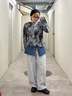 「KBF（ケイビーエフ）のアイテム」を使った、nagisaさん（レディース・154cm）の夏コーディネート