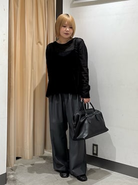 「KBF（ケイビーエフ）のアイテム（キャミソール）」を使った、nagisaさん（レディース・154cm）の秋コーディネート