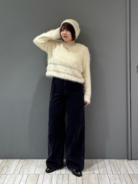 「アイテム（帽子）」を使った、nagisaさん（レディース・154cm）の秋コーディネート