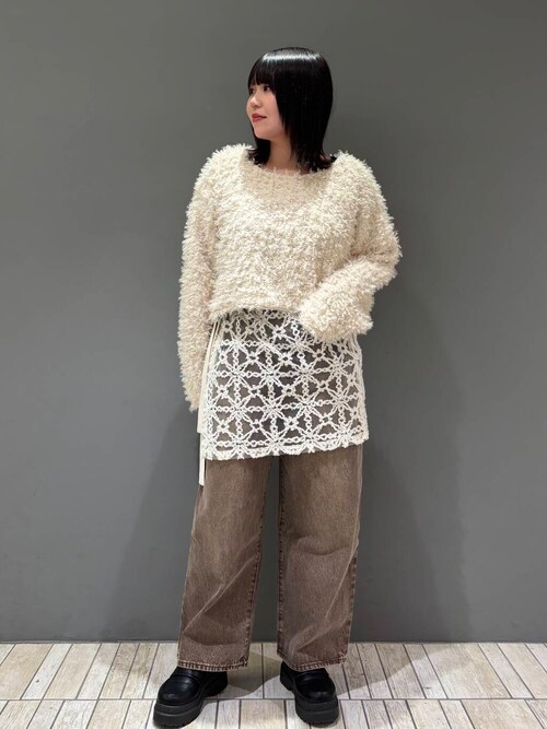 セール】クロップドフェザープルオーバー（ニット/セーター）｜KBF