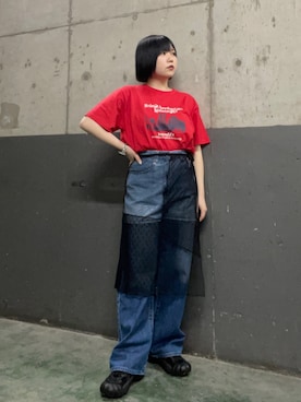 「kbf_ootd」｜「アイテム（スニーカー）」を使った、nagisaさん（レディース・153cm）の春コーディネート