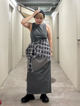 「KBF（ケイビーエフ）のアイテム」を使った、nagisaさん（レディース・154cm）の夏コーディネート