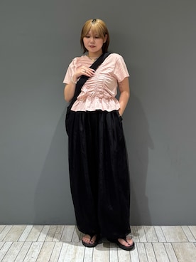 「アイテム（ブレスレット）」を使った、nagisaさん（レディース・154cm）の夏コーディネート