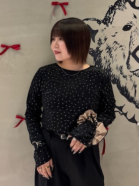 「アイテム（ヘアアクセサリー）」を使った、nagisaさん（レディース・154cm）の冬コーディネート