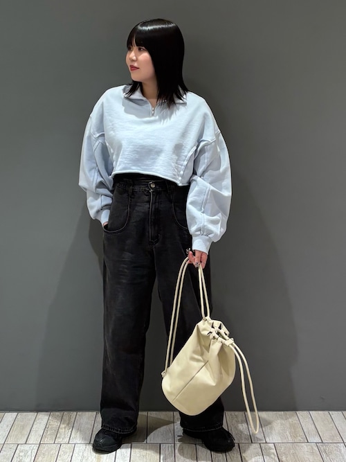 セール】ハーフZIPリメイクスウェット（スウェット）｜KBF